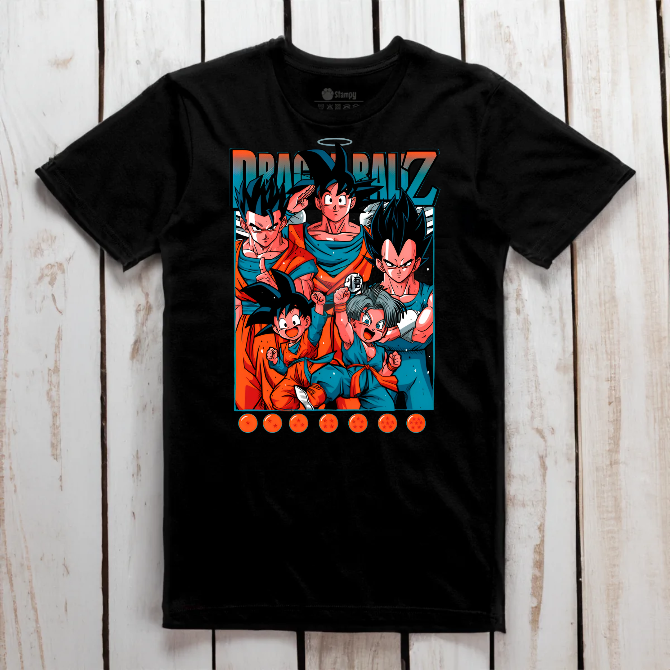 Camiseta Dragon Ball Z: Héroes en Acción