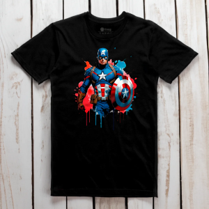 Camiseta Capitán América - Poder y Honor