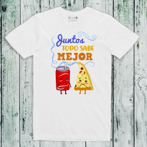 Camiseta Pareja Juntos - Lo Mejor del Mundo