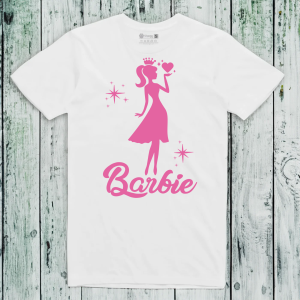 Camiseta Barbie Girly Princess - Estampado Colorido