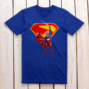 Camiseta Superheroína con Estampado Vibrante - Estilo Heroico